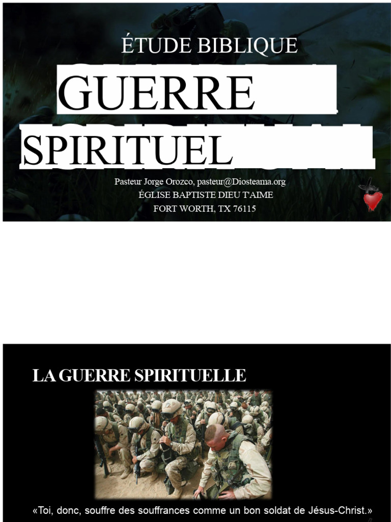 Comprendre la Guerre Spirituelle | PDF | Dieu | Diable