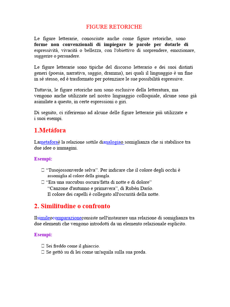 Figure Retoriche | PDF