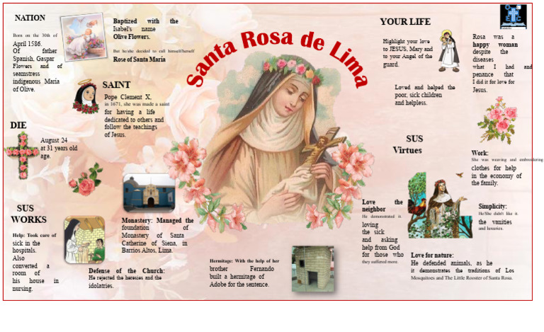 Infographic - Saint Rose of Lima | PDF