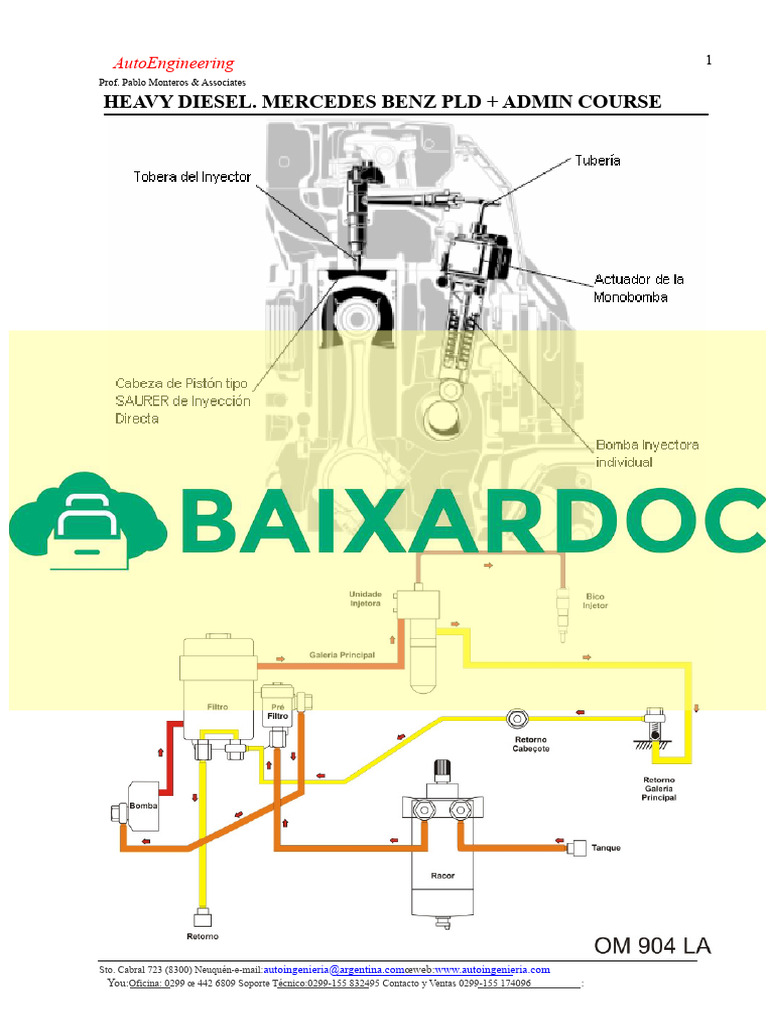 Mercedes Benz PLD + ADM System Guide | PDF | Fuel Injection | Power Supply