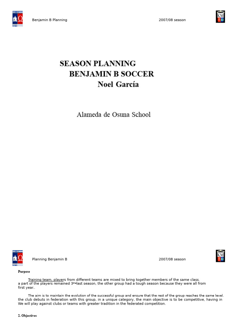 Planning benjamin b 0708 | PDF