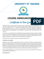 Certificate IN TOUR GURDING