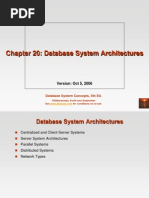 Ch20 Database System Architectures