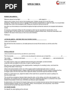 Philippine Airlines Flight Announcement Script | PDF | Seat Belt | Aviation