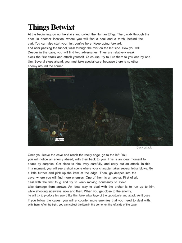 Dark Souls II: Things Betwixt Guide | PDF | Shield | Archery