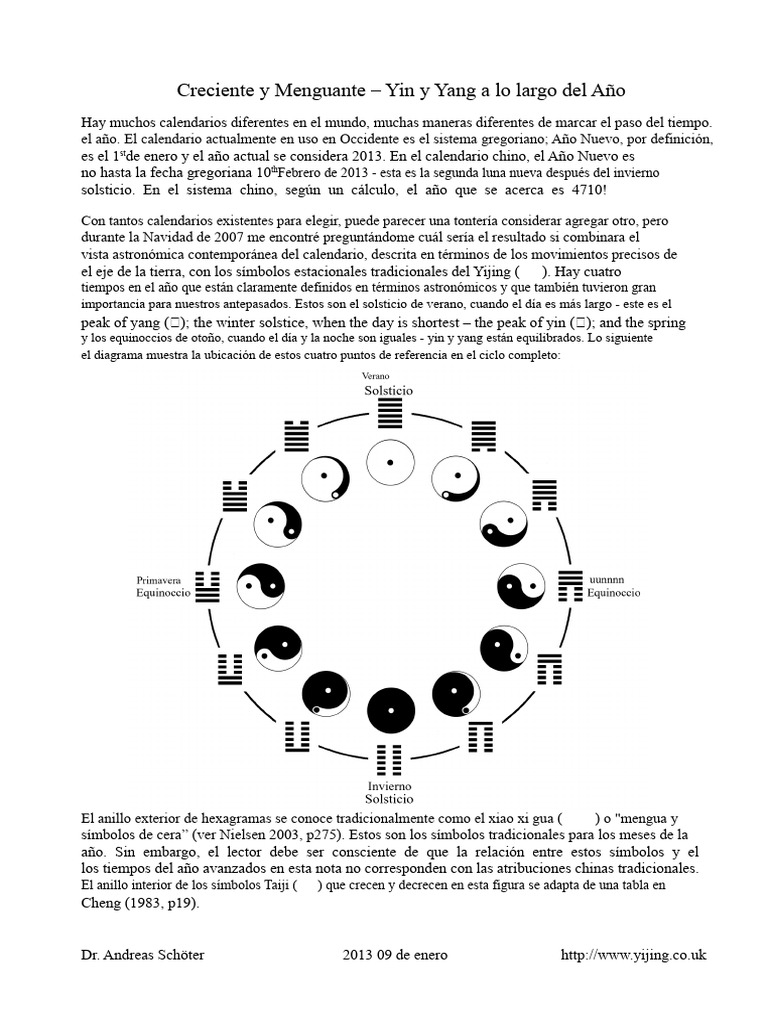 Yin y Yang: Calendario Astronómico 2023 | PDF | Yin y yang