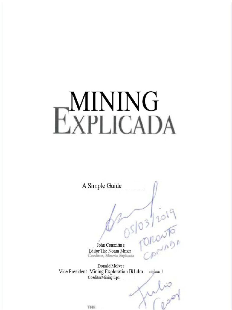 Mining Explained | PDF | Rock (Geology) | Magma