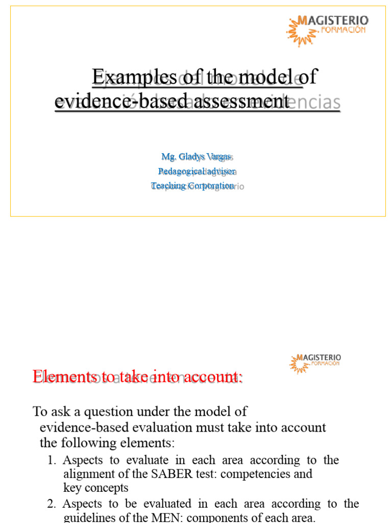 Evidence-Based Assessment Model Guide | PDF | Conceptual Model ...