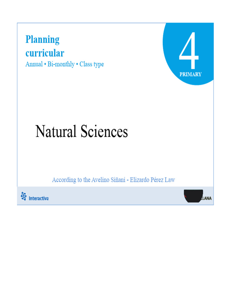 Fourth Grade Natural Sciences Lesson Plan | PDF | Ecosystem | Force