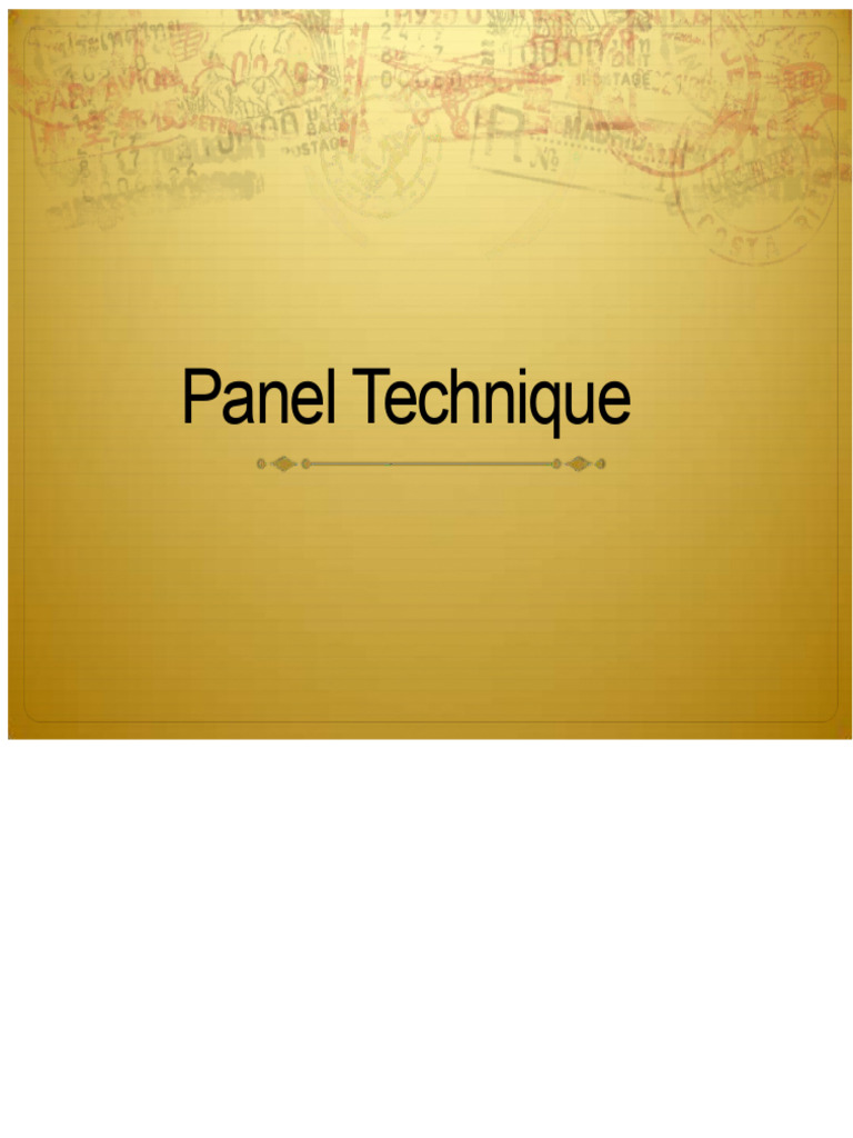 WHAT IS A PANEL | PDF | Argument | Communication