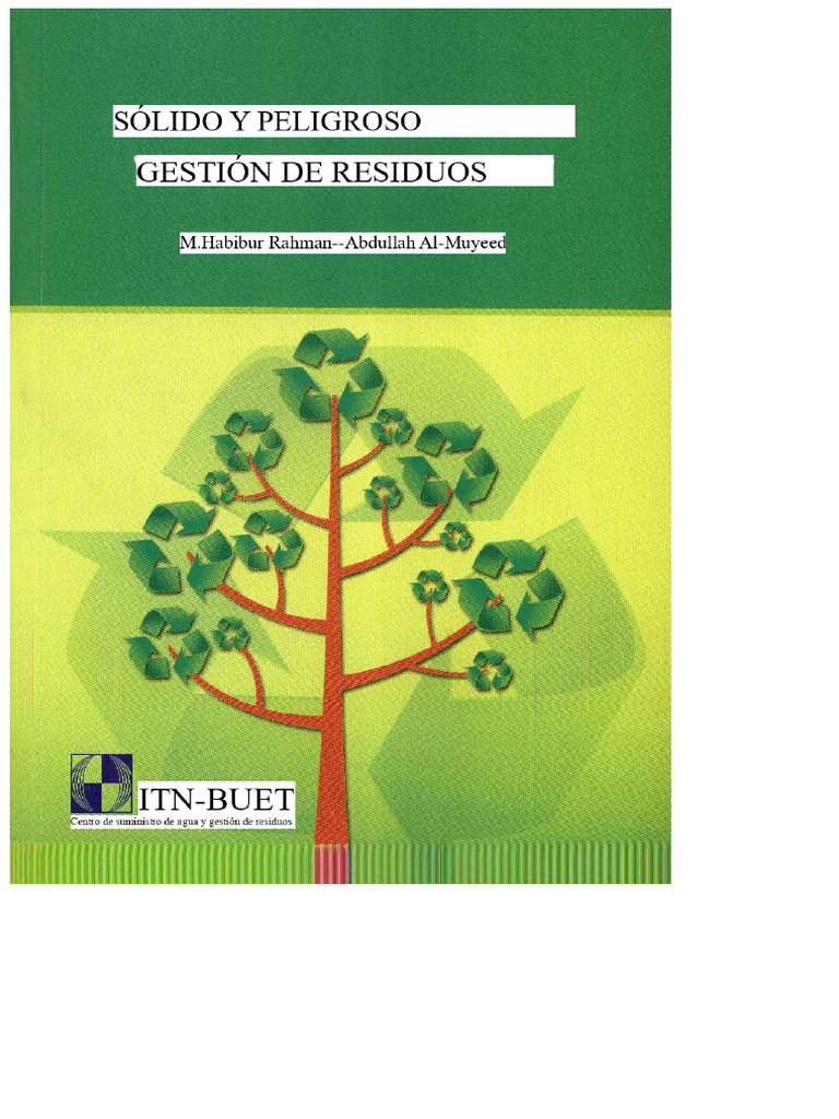 Gestión de Residuos Sólidos y Peligrosos PDF | PDF | Gestión de ...