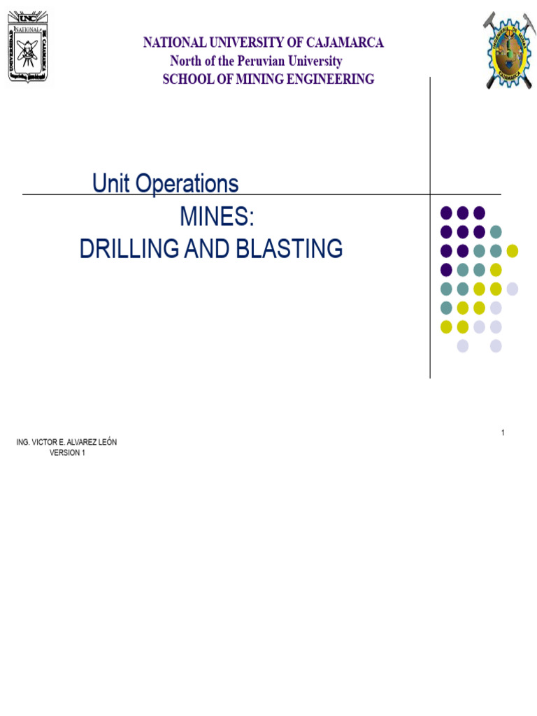 Drilling and Blasting | PDF | Drill | Drilling