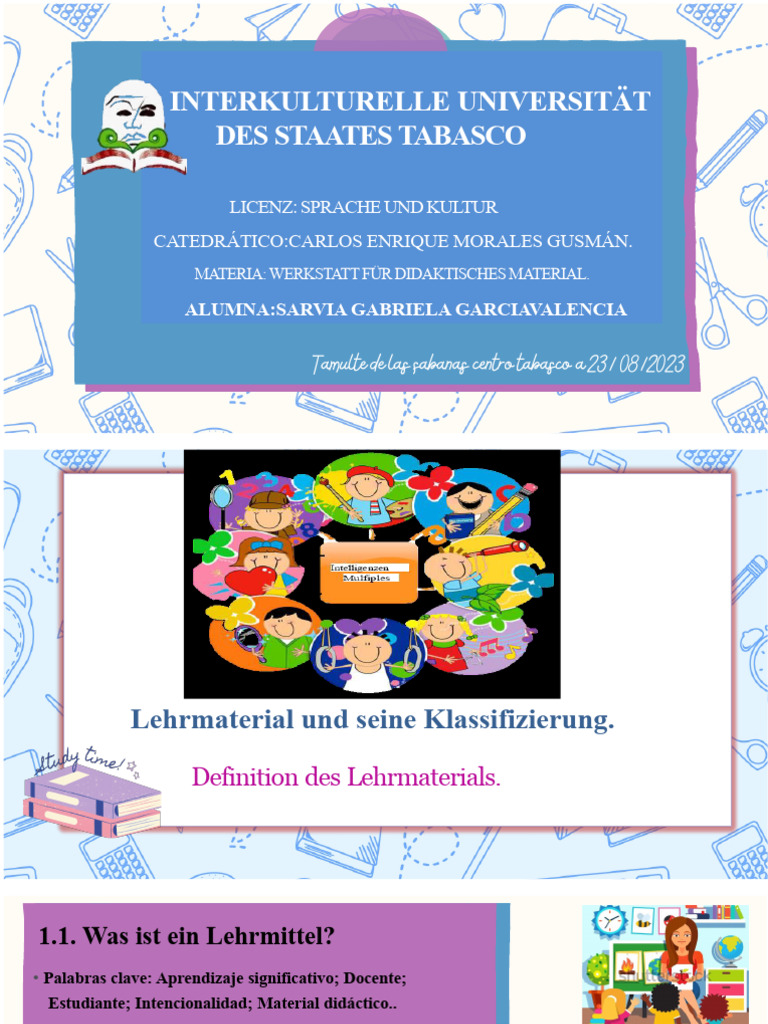 Definition Material Didaktisch SG | PDF