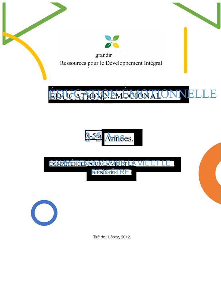 Éducation Émotionnelle pour Enfants 3-5 Ans | PDF | Émotions | Bien-être