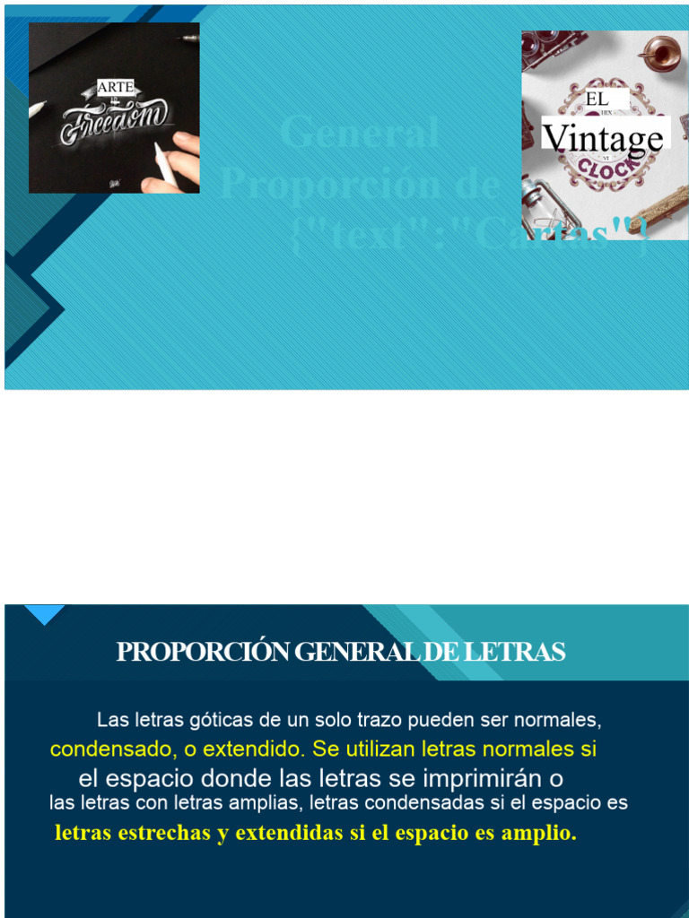 Proporción General de Letras | PDF | Tipografía