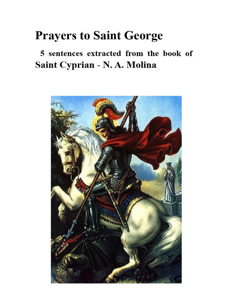 Powerful Prayers to Saint George | PDF | Seven Deadly Sins | Lord's Prayer