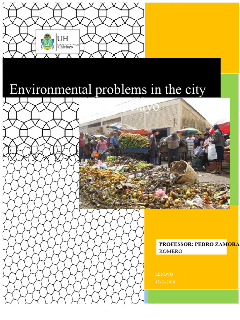 Chiclayo's Urban Environmental Issues | PDF | Agriculture | Sewage