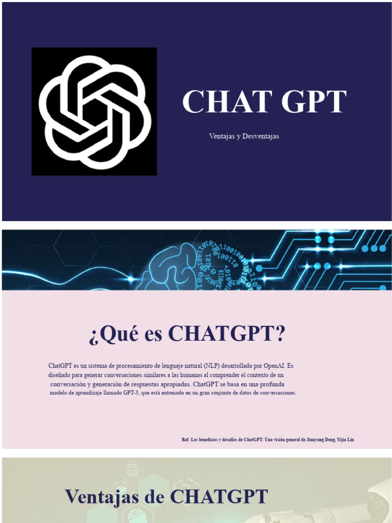 Ventajas y Desventajas de ChatGPT | PDF | Ciencia cognitiva | Informática