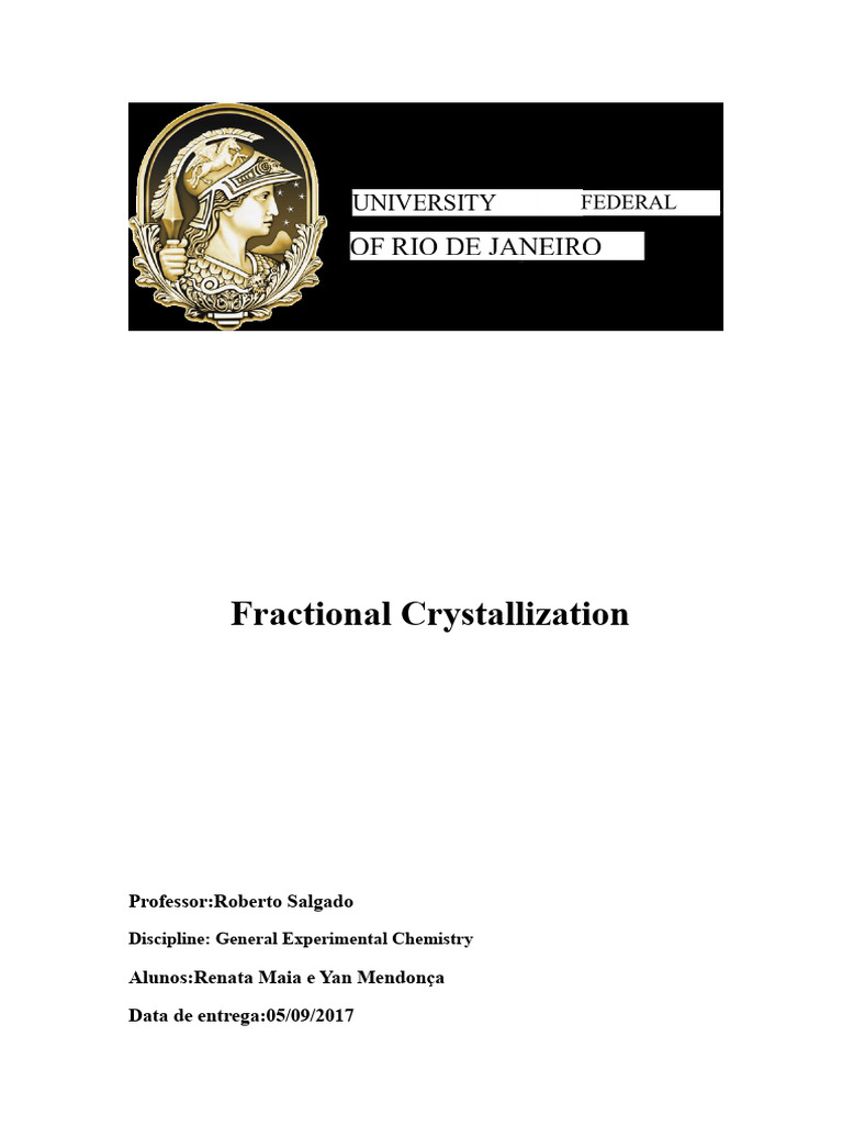 Fractional Crystallization Techniques Explained | PDF | Crystallization ...