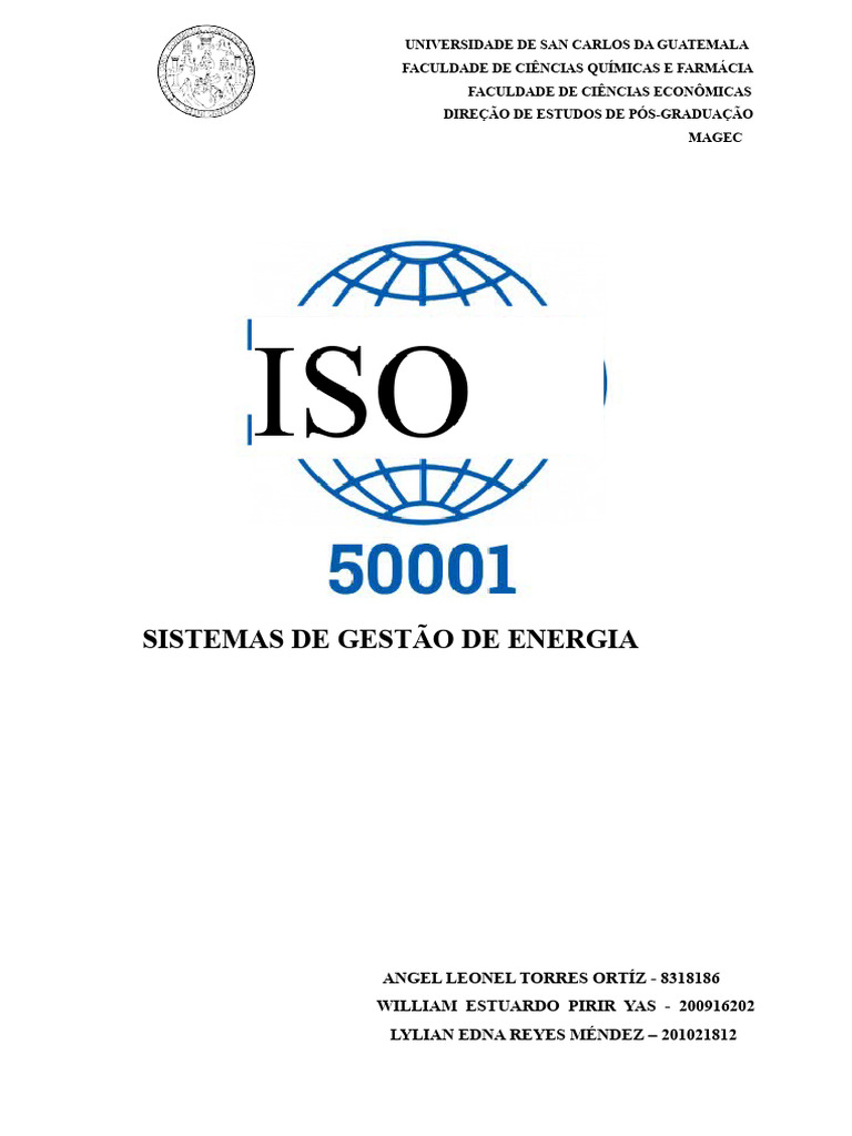 Gestão de Energia e ISO 50001:2018 | PDF | Economia | Science