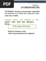 Anthropometric Data and 50th Percentile | PDF | Musculoskeletal System ...