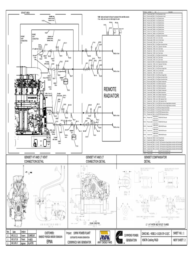 P&id For Hsk78-c2000n5cd | PDF