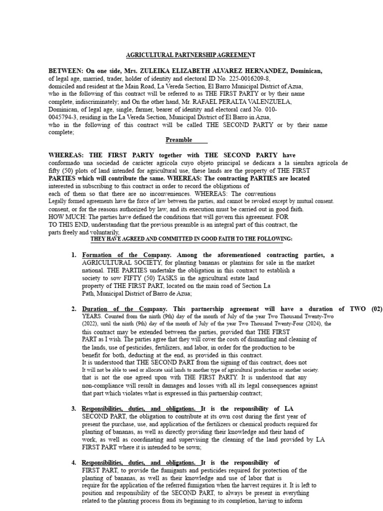 Yudi Partnership Agreement | PDF | Notary Public