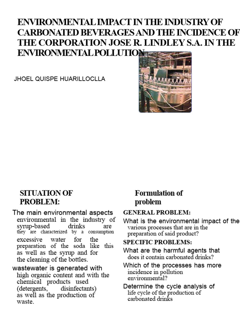 Environmental Impact of Carbonated Beverages | PDF | Soft Drink | Waste