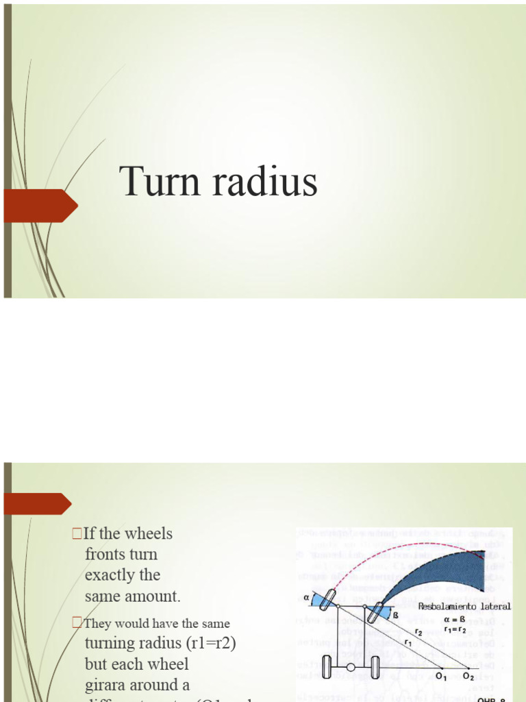 Understanding Vehicle Turn Radius | PDF