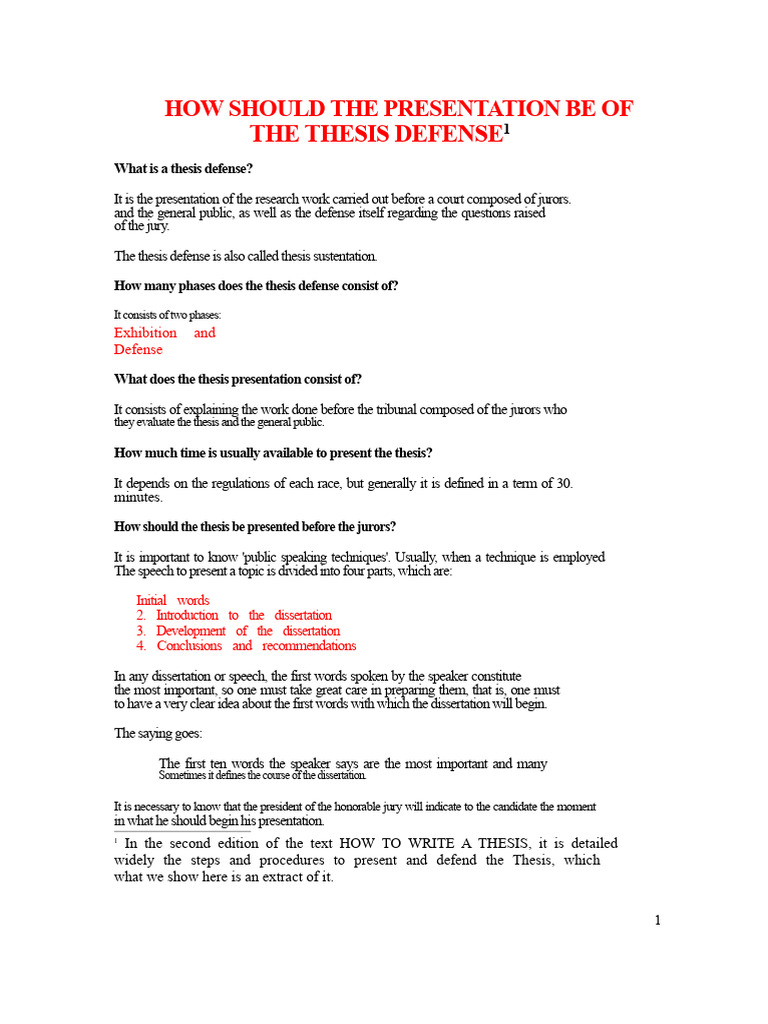 Thesis Defense Presentation Guide | PDF | Thesis | Microsoft Power Point