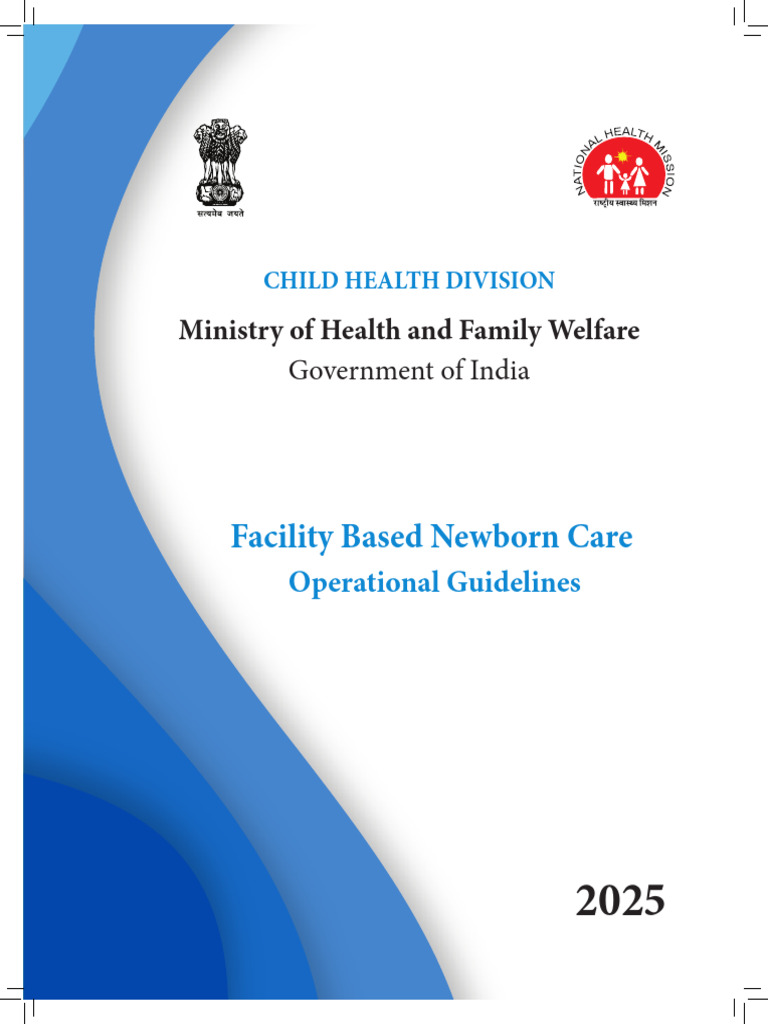 Newborn Care Operational Guidelines 2025 | PDF | Neonatal Intensive ...