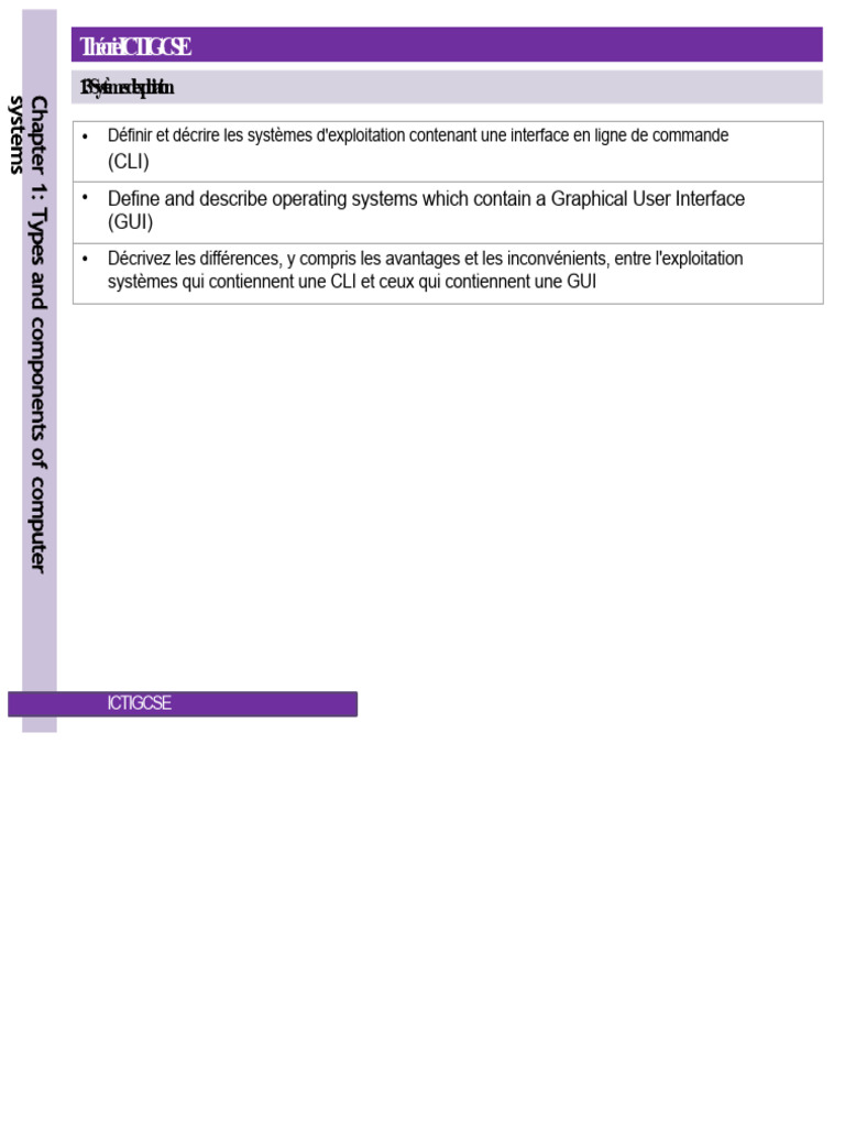 Différences entre CLI et GUI en OS | PDF | Interface en ligne de ...