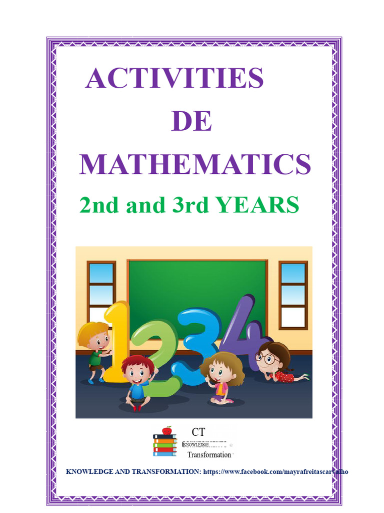 MATHEMATICS ACTIVITIES 2ND AND 3RD GRADES | PDF | Arithmetic | Mathematics