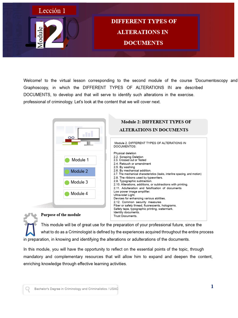 Types of Document Alterations Explained | PDF | Printer (Computing ...