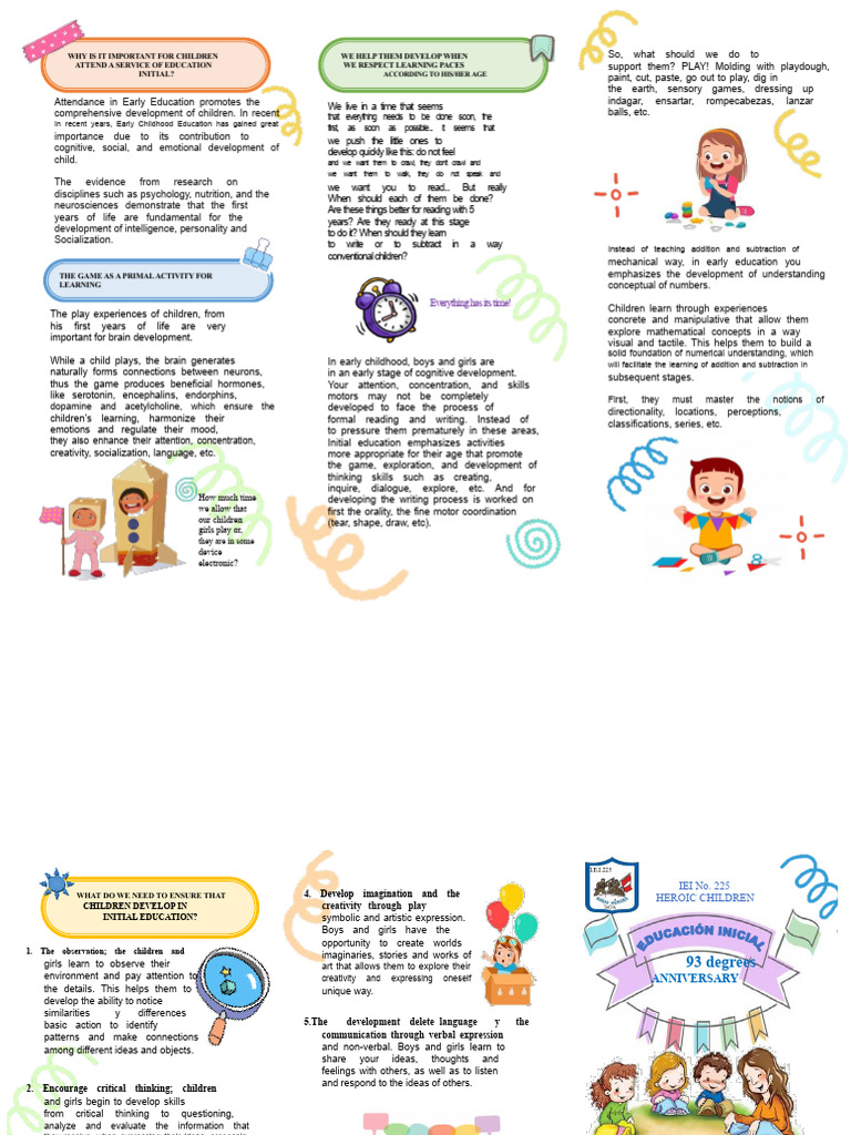 Importance of Play in Early Education | PDF | Creativity | Thought