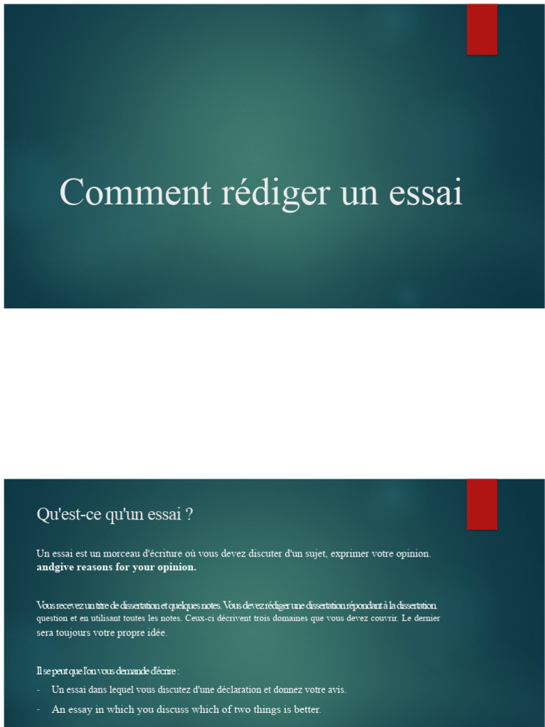 Guide pour rédiger un essai efficace | PDF | Linguistique