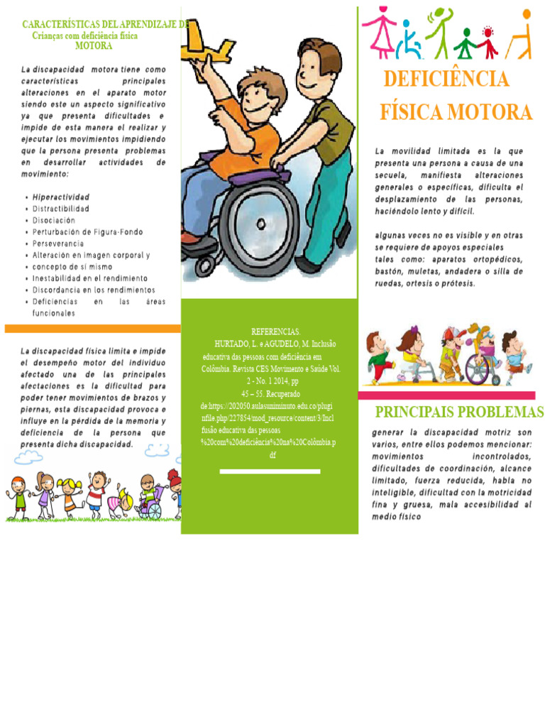 Aprendizaje de Niños con Discapacidad Motora | PDF