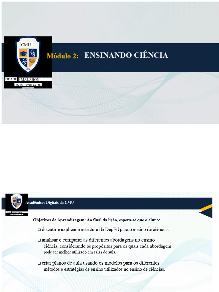 Estrutura do Ensino de Ciências na DepEd | PDF | Science | Aprendizado