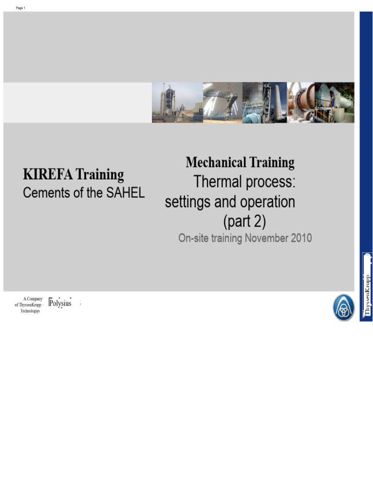 Thermal Process Training for Kilns | PDF | Mechanical Engineering