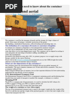Understanding 20' GP Shipping Containers | PDF | Freight Transport ...