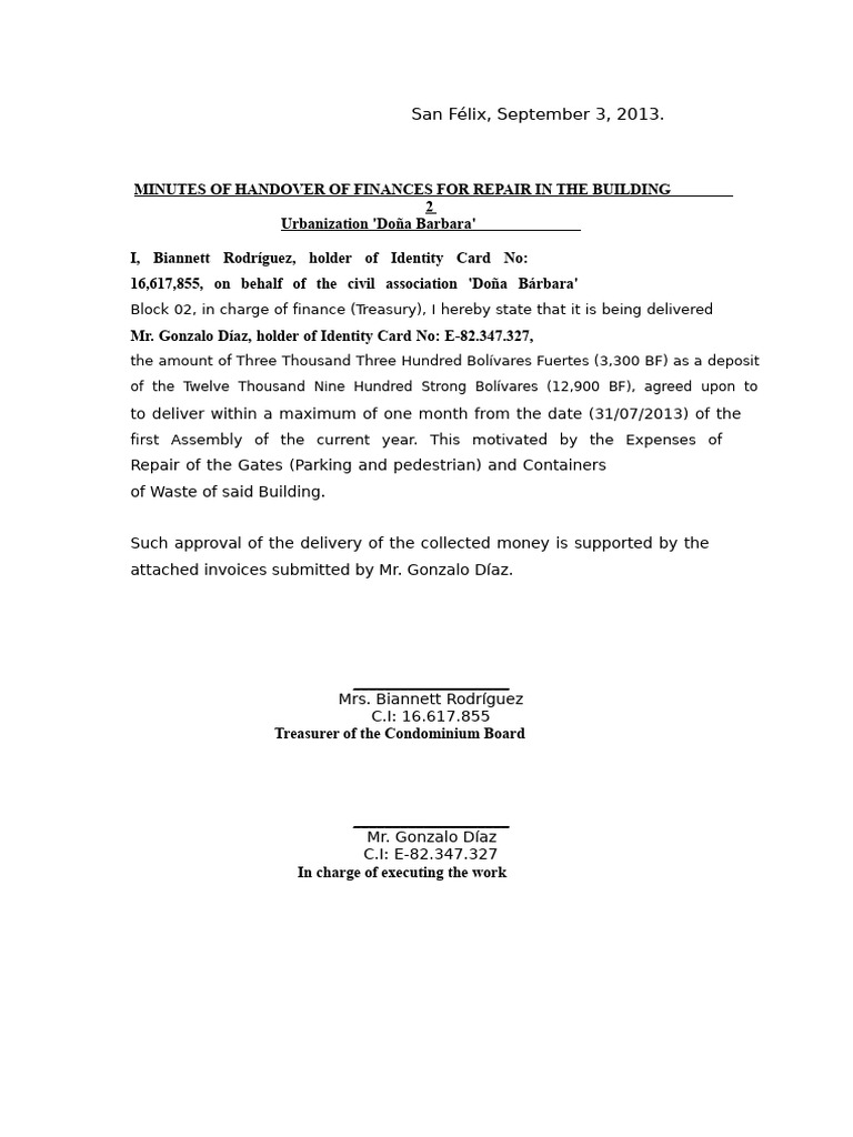 Delivery Act 2013 Condominium | PDF | Money