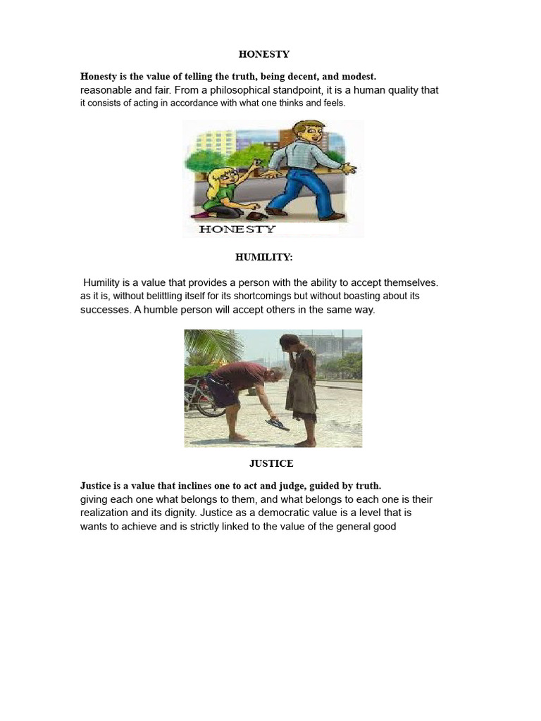 Key Human Values Explained | PDF | Prudence | Social Psychology