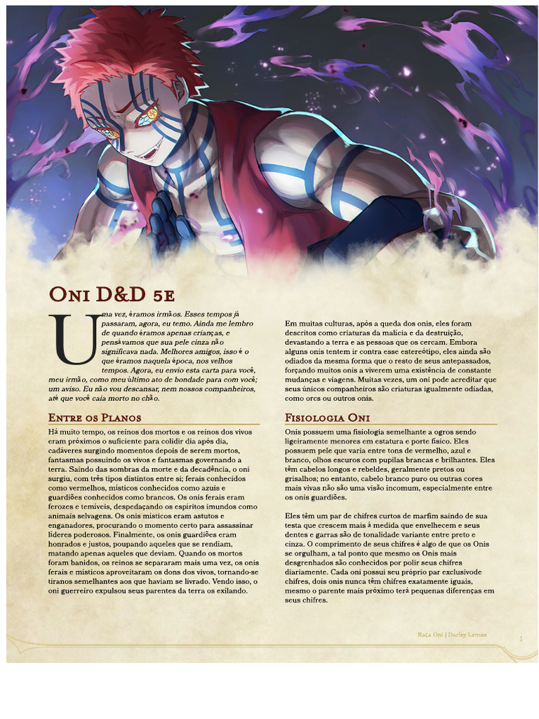 D&D 5E - Oni | PDF