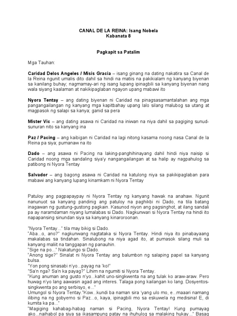 Canal de la reina pagsusuri pdf picture