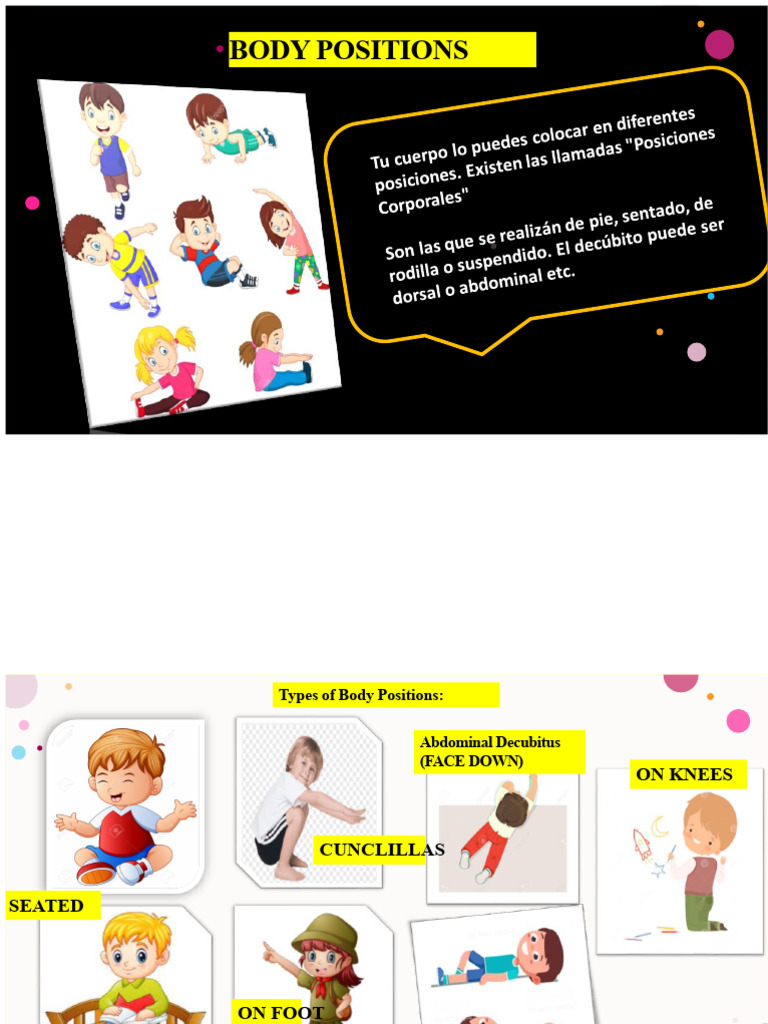 Types of Body Positions Explained | PDF