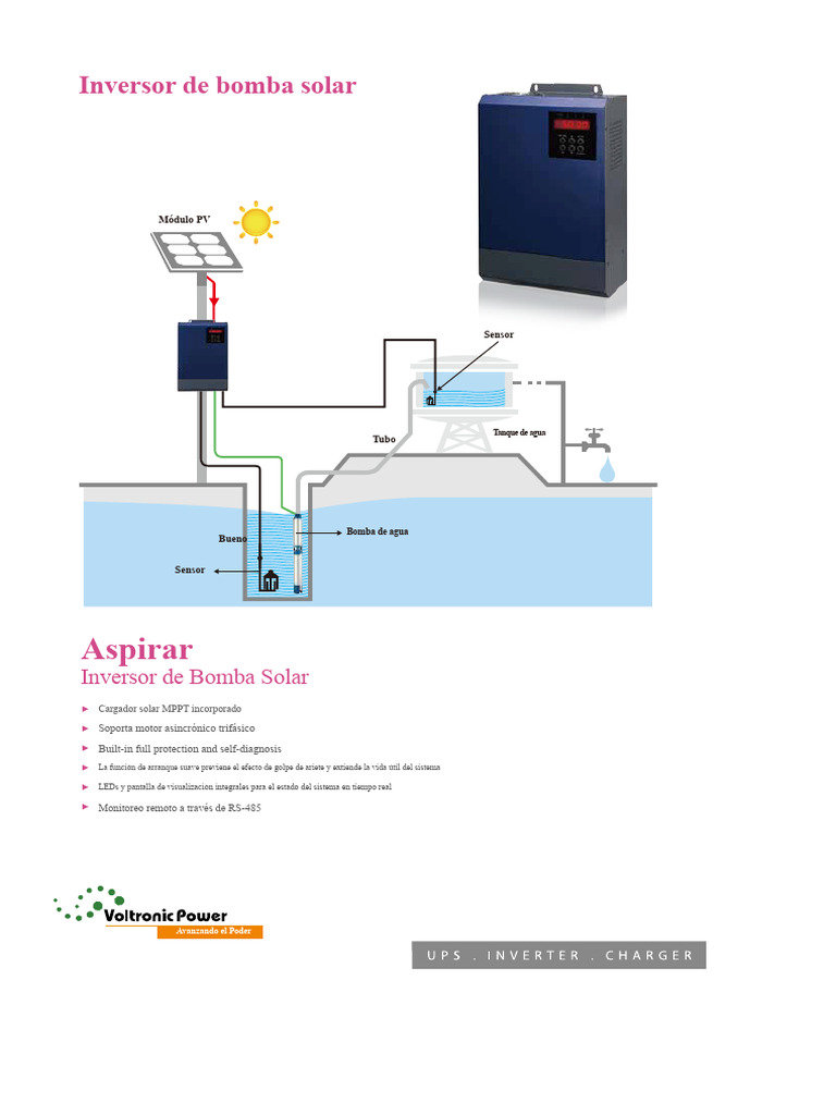 Inversor Solar para Bombas de Agua | PDF | Energia electrica | Electricidad