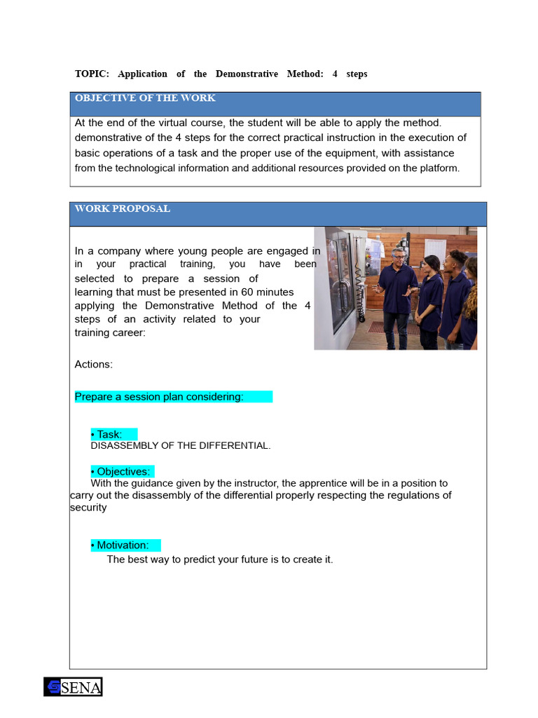 Demonstrative Method of the 4 Steps | PDF | Learning | Cognitive Science