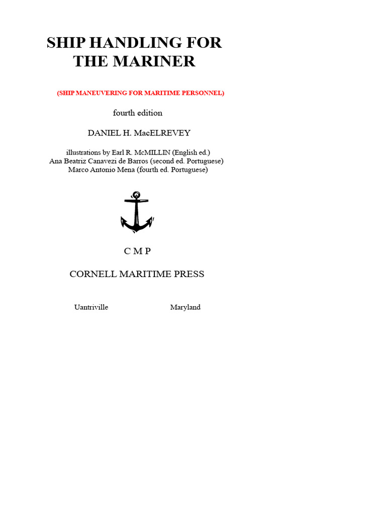 Ship Maneuvering Techniques for Mariners | PDF | Ships | Rudder