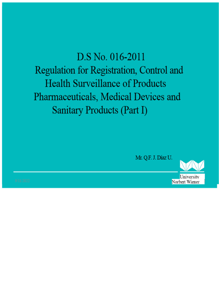 Pharmaceutical and Medical Device Regulations | PDF | Medical Device ...