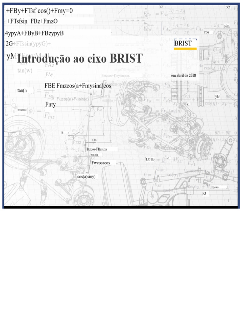 História e Produtos da BRIST Eixo | PDF | Eixo | Veículos terrestres